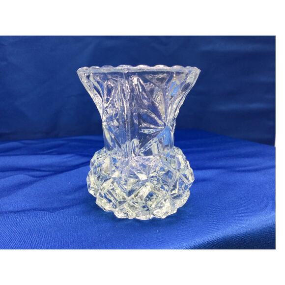 unknown Other - Vintage Crystal Toothpick Holder